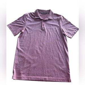 Travis Mathew Men’s GOLF POLO SHIRT UV COVERAGE Pink  Size Medium. EUC! N202